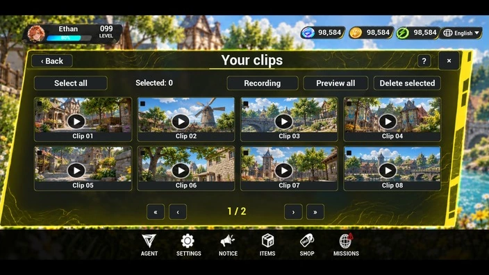 Clip library